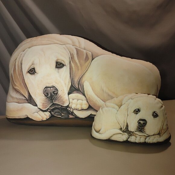 Fiddlers Elbow Labrador Large Vintage Fiddlers Elbow Weighted Door Stop Pillow - Picture 1 of 13